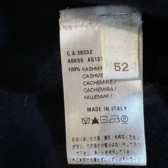 Agnona for Bergdorf Goodman Black Cashmere Turtleneck Sleeveless Sweater - Picture 6 of 6